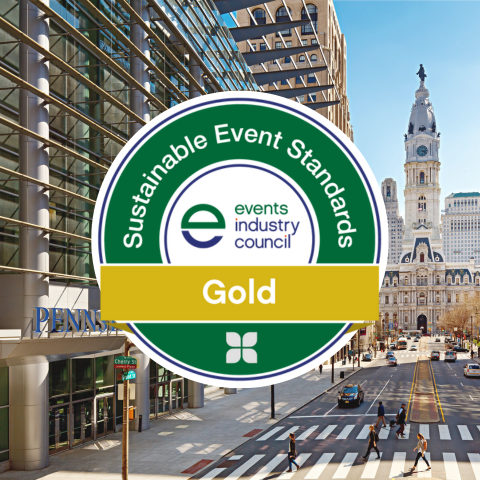 More Info for Pennsylvania Convention Center achieves Gold Level certification to the Events Industry Council Sustainable Event Standards for venues