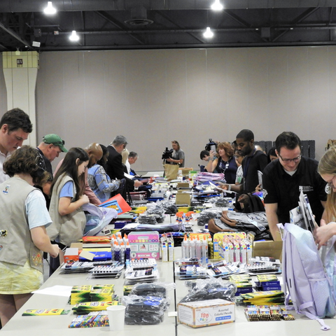 More Info for Pennsylvania Convention Center hosts back to school backpack drive to support 200 students in foster care